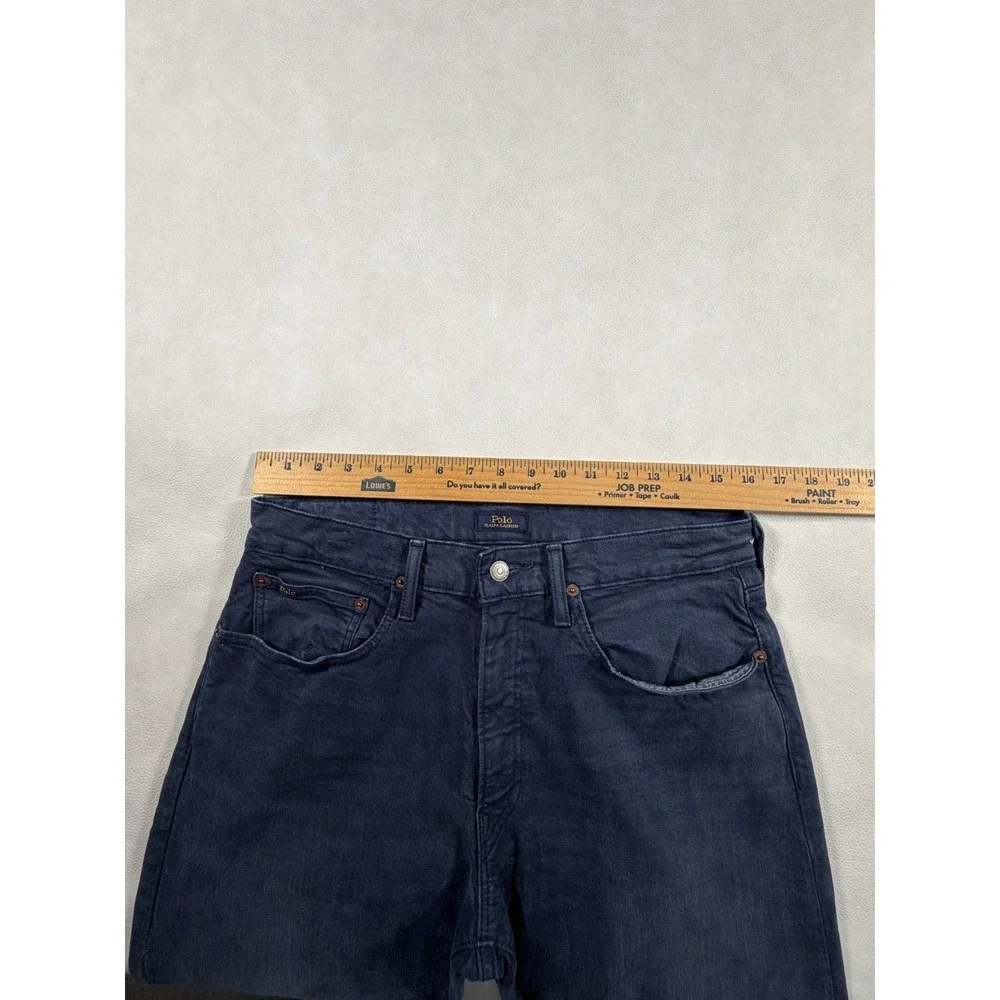 Polo Ralph Lauren Sullivan Slim Jeans Mens 32x34 Navy Blue‎ Dark Wash RN41381